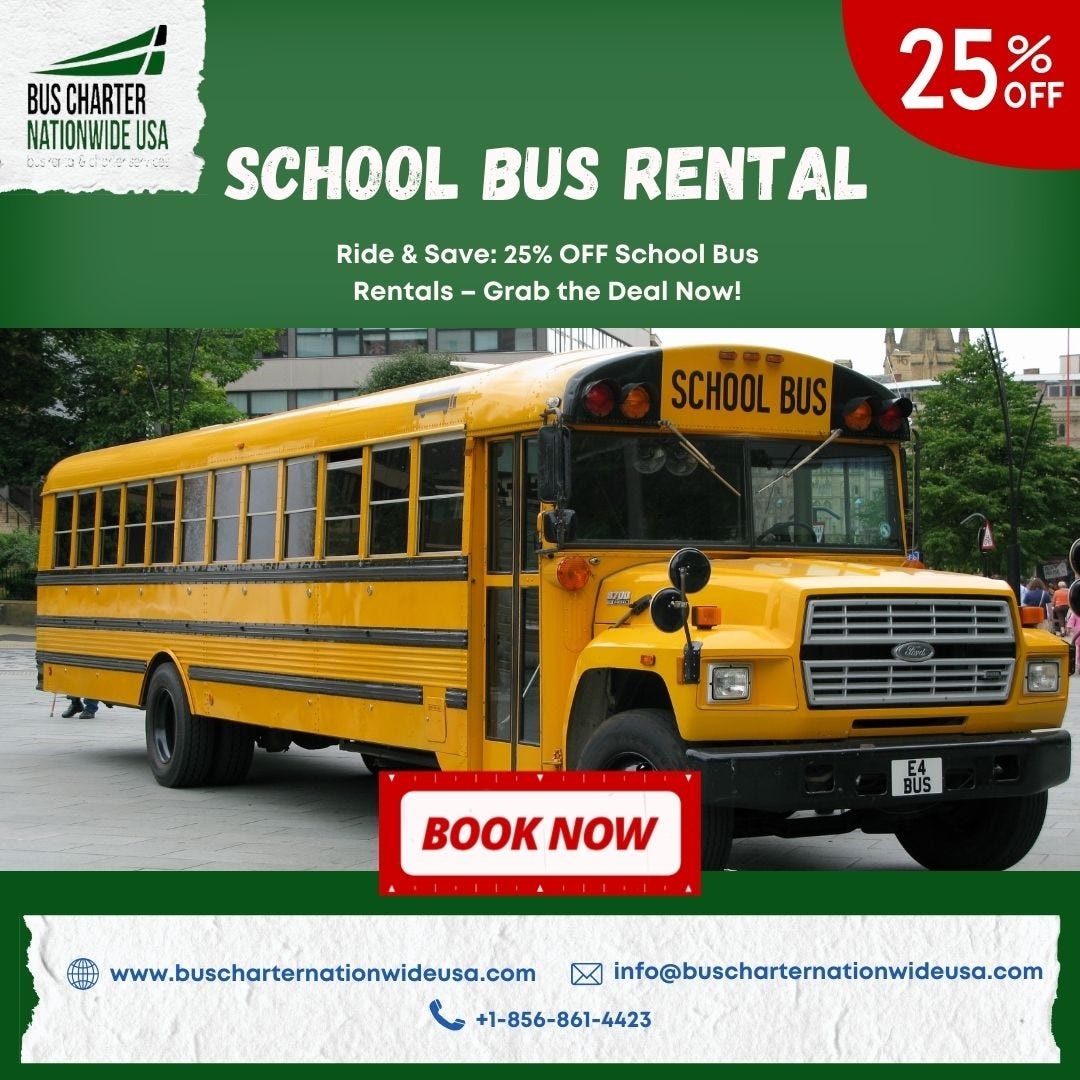 Charting New Routes: The Expanding World of School Bus Rental Services!  by 