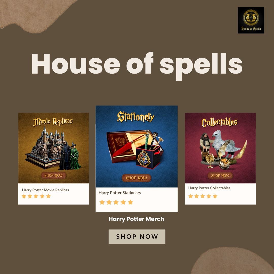 Discover an Enchanting Array of Harry Potter Merch at House of Spells