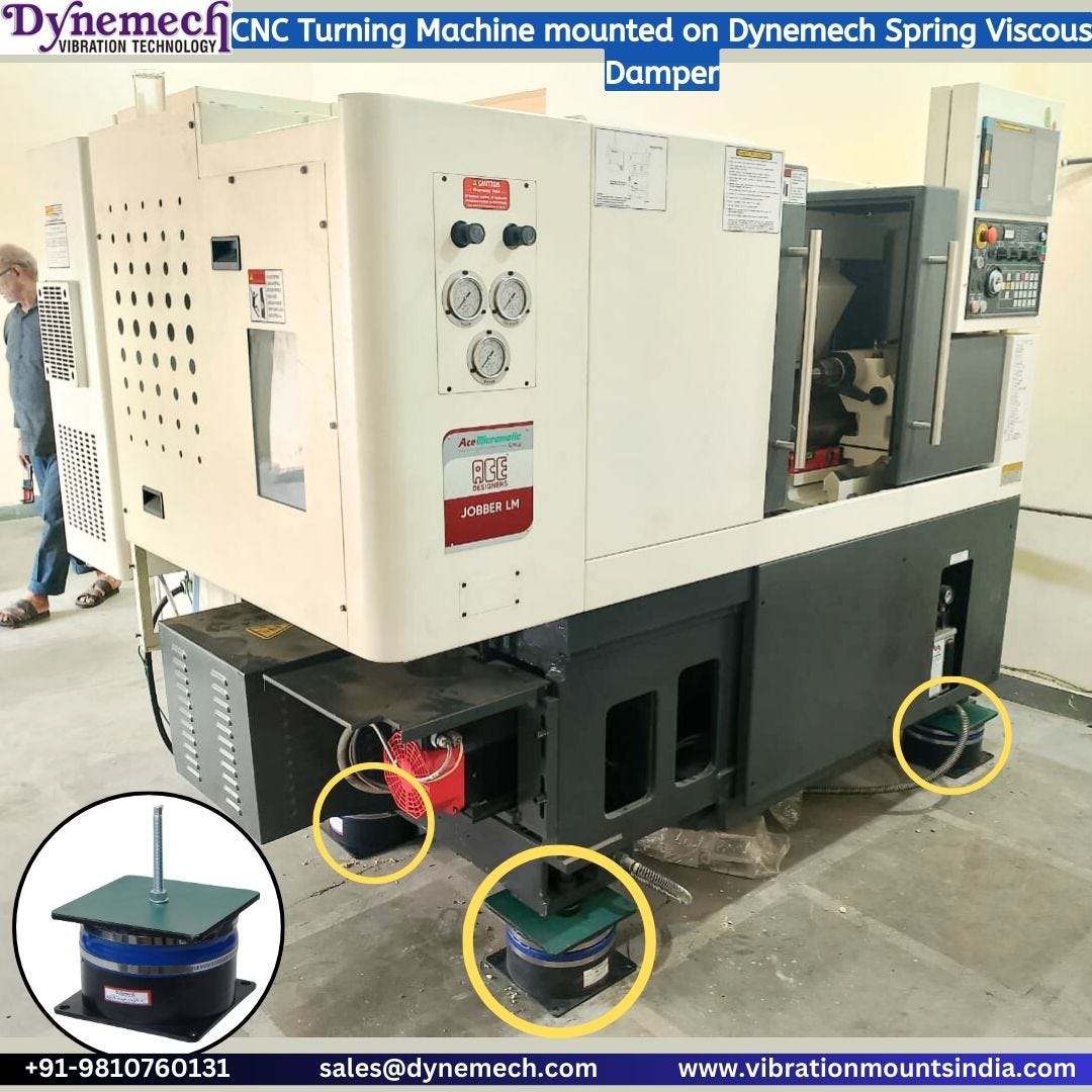 Advanced Dynemech Anti -Vibration Control for Improved Accuracy in CNC Turning Machines using…