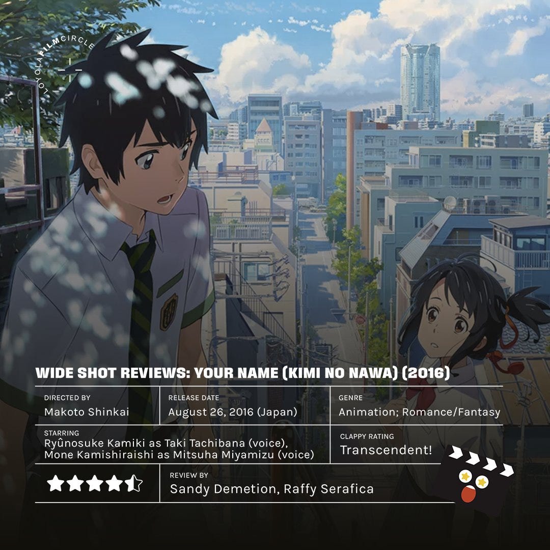 Kimi no Na wa (Your Name): A Review and Full Recommendation on Makoto  Shinkai's 2016 Film