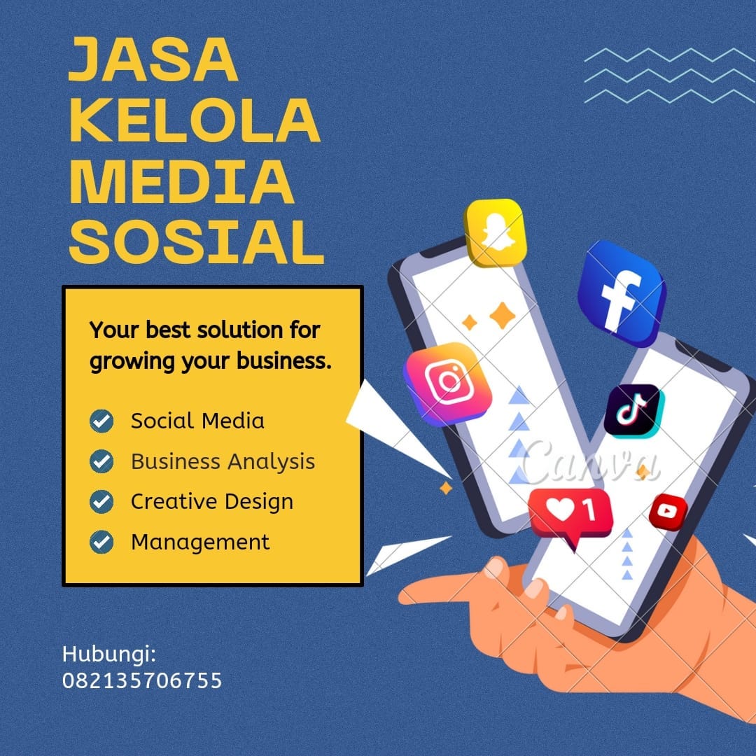 Paket Lengkap!!082135706755,Jasa Kelola Media Sosial TangerangGolden