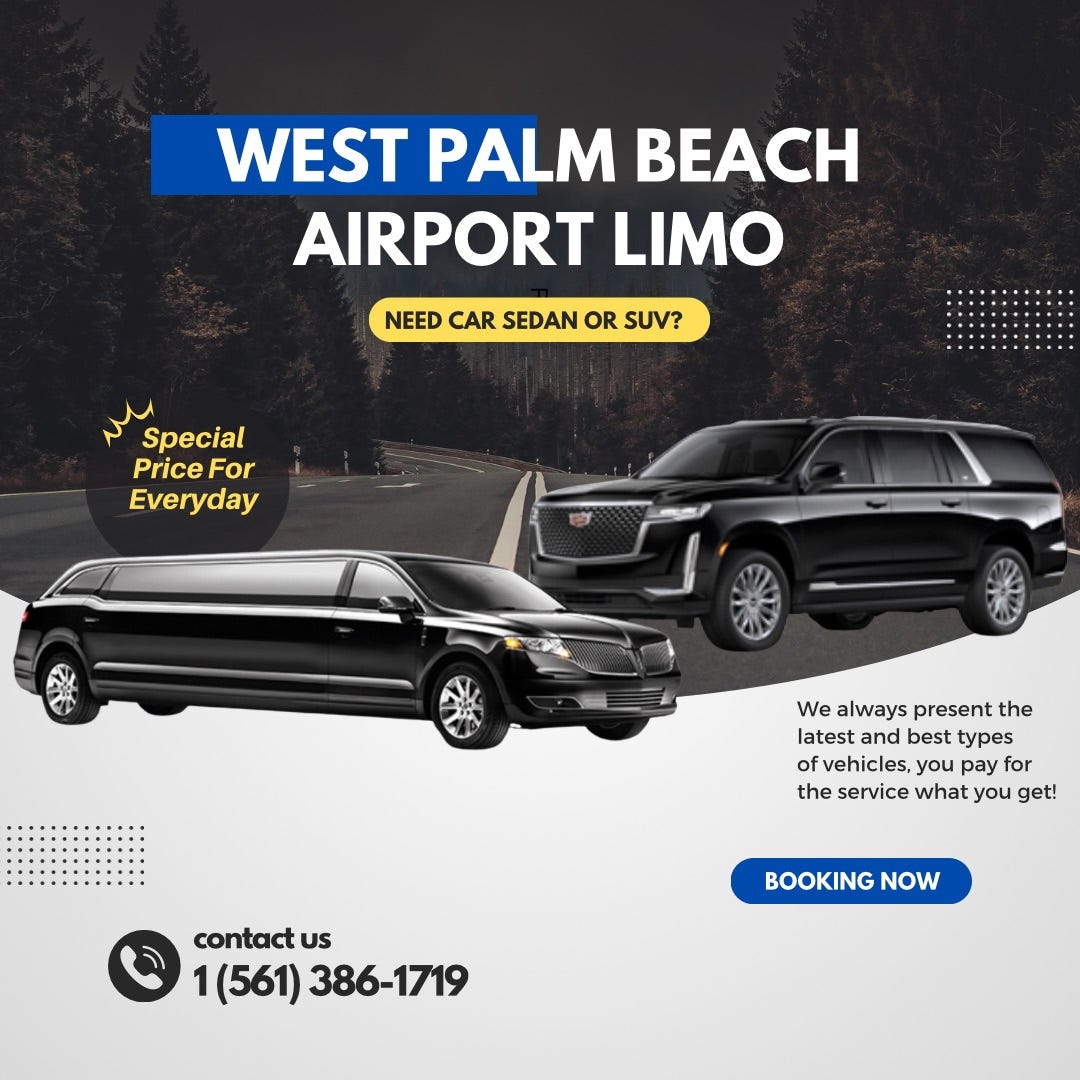 Palm Beach Limo Rental. Palm Beach International Airport ( PBI… by Diamond Luxury