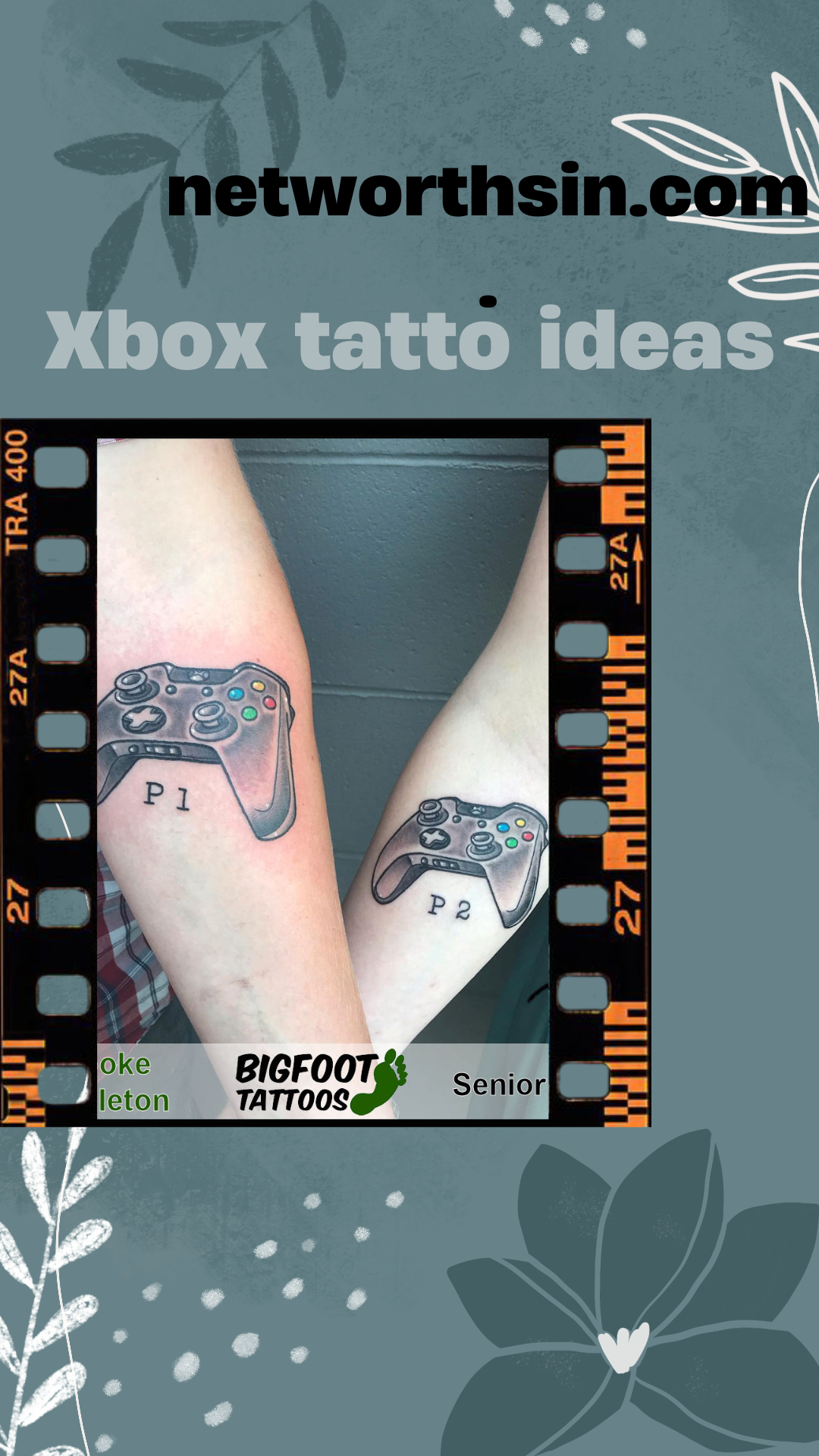 Gamer's Pride:Unique Xbox Controller Tattoo Ideas | by networthsin | Medium