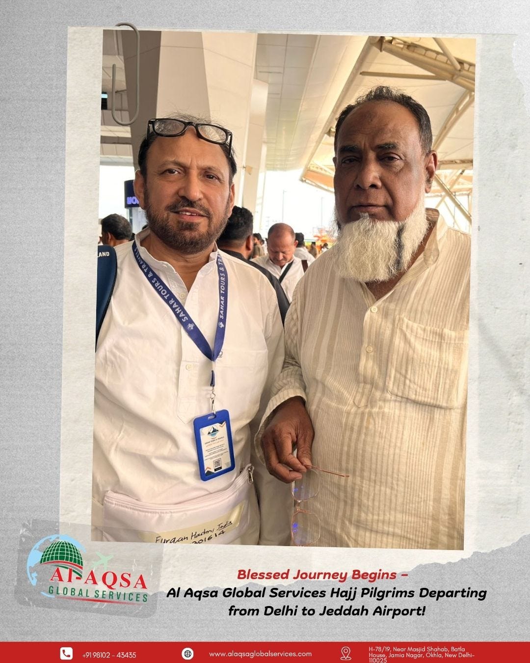 From Delhi to the House of Allah — Hajj 2026 Departure 🕋🤍