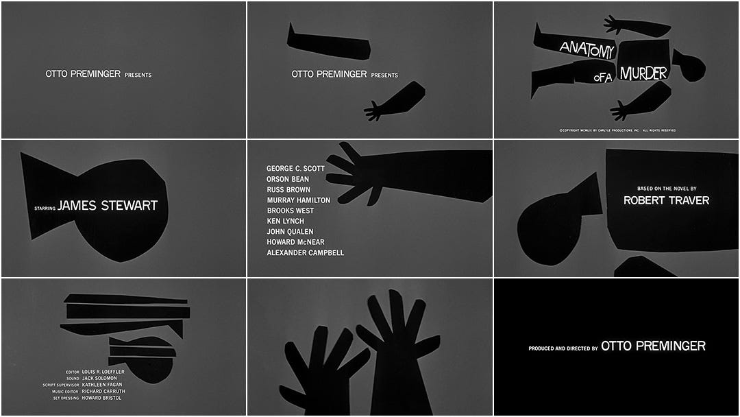 Saul Bass Anatomy of A Murder. Saul Bass was an American Graphic… by