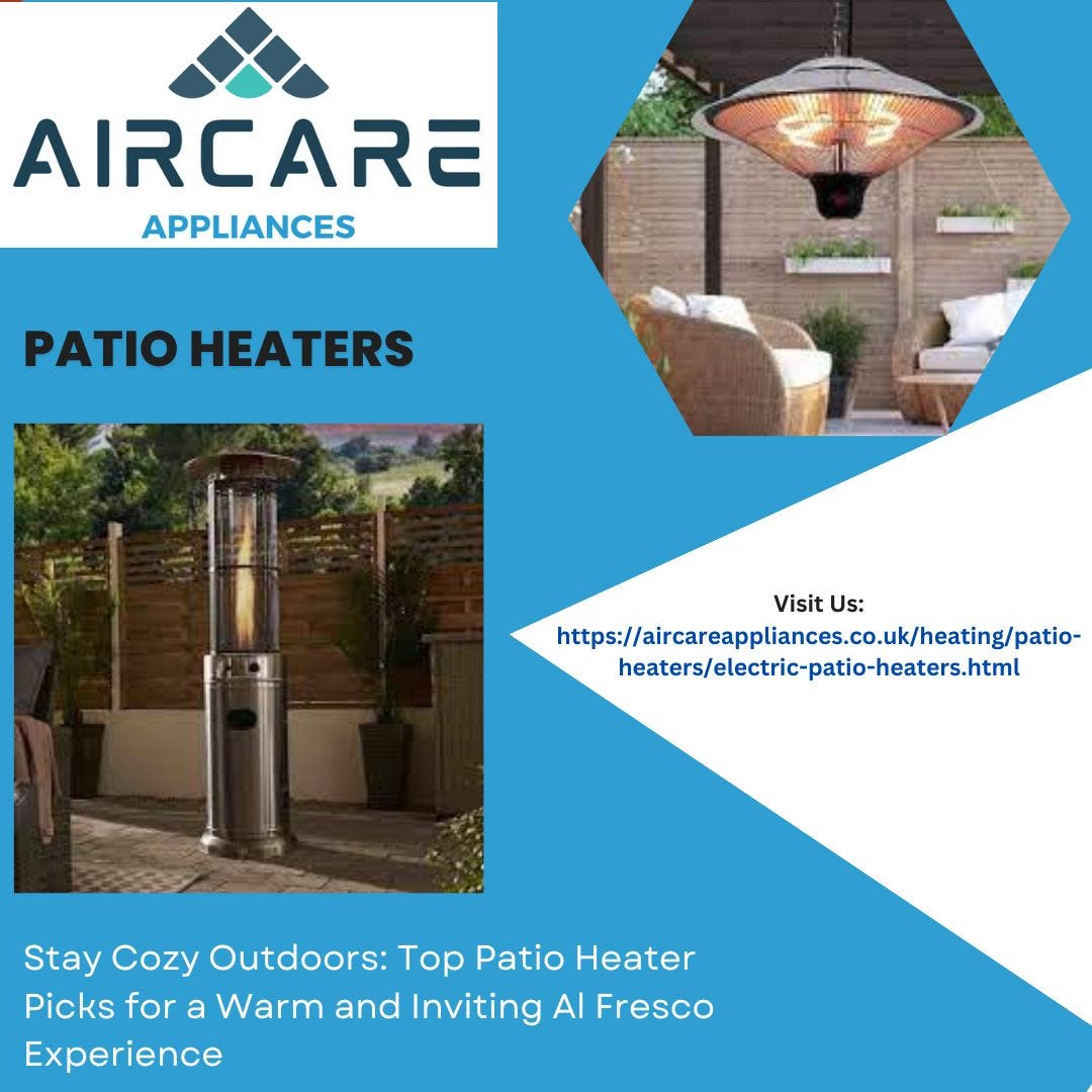 Stay Cozy Outdoors Top Patio Heater Picks for a Warm and Inviting Al