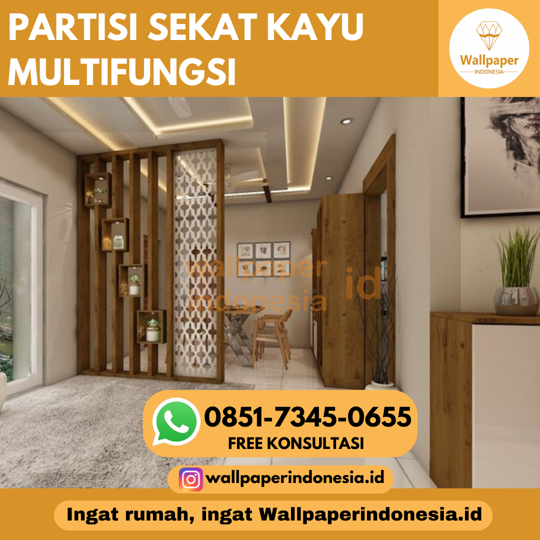 PARTISI SEKAT KAYU MULTIFUNGSI