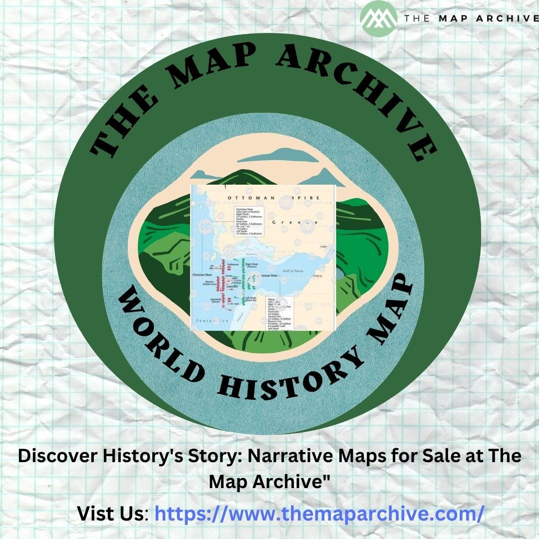 Navigating History: Exploring Narrative Maps for Sale at The Map 