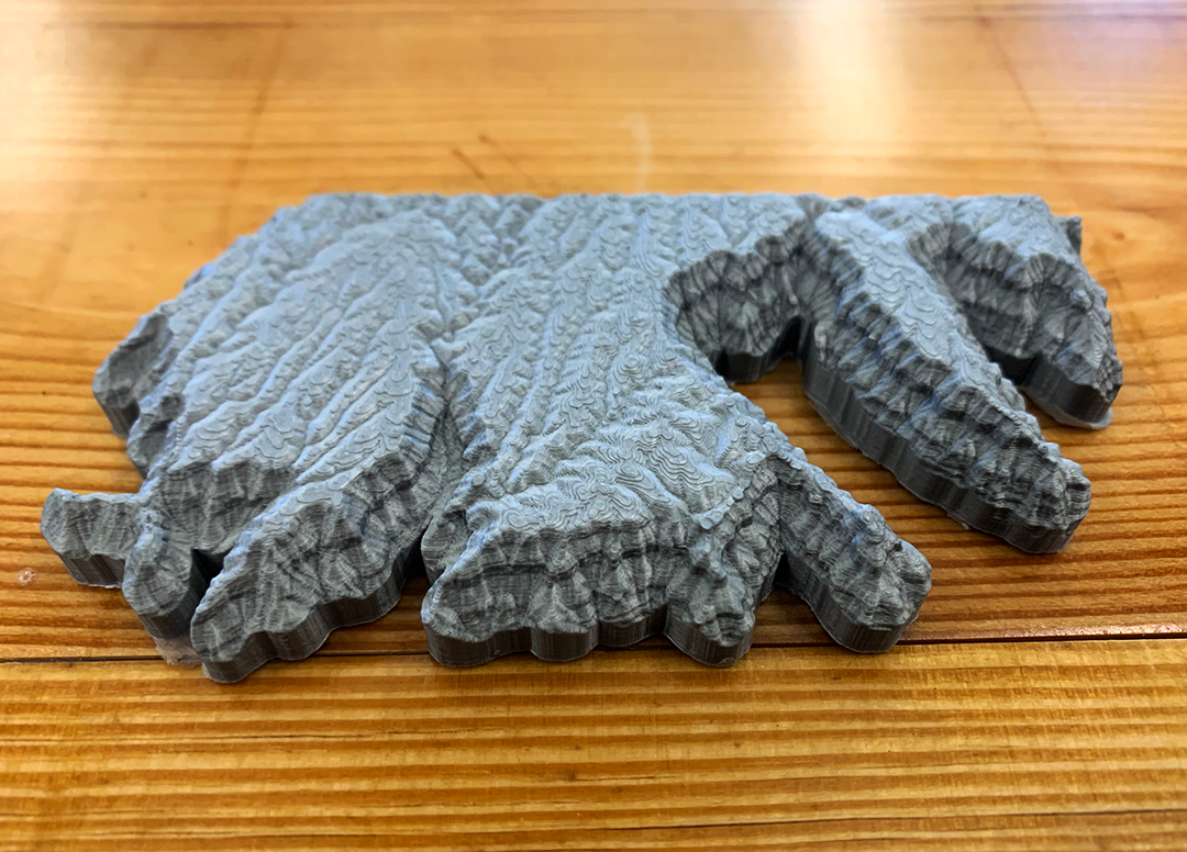LiDAR Data to 3D Print. My journey from millions of points of… | by ...