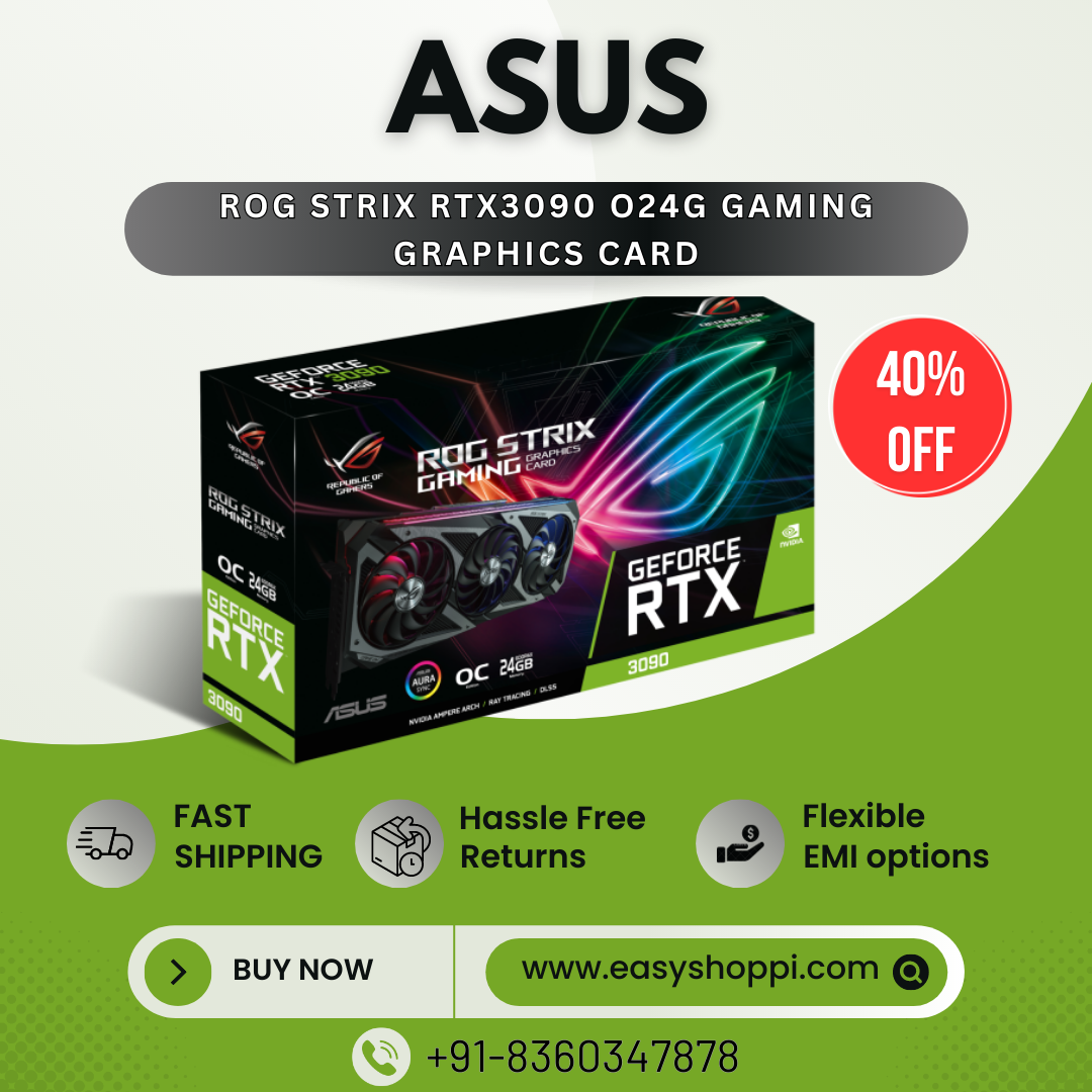 Asus Rog Strix Rtx3090 O24g Gaming Graphics Card - Easy Shoppi