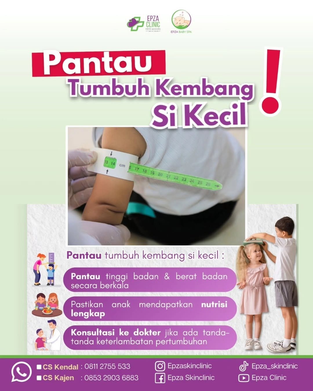 KONSULTASI Dokter Gizi Anak Sp.GK di Epza Clinic Pekalongan