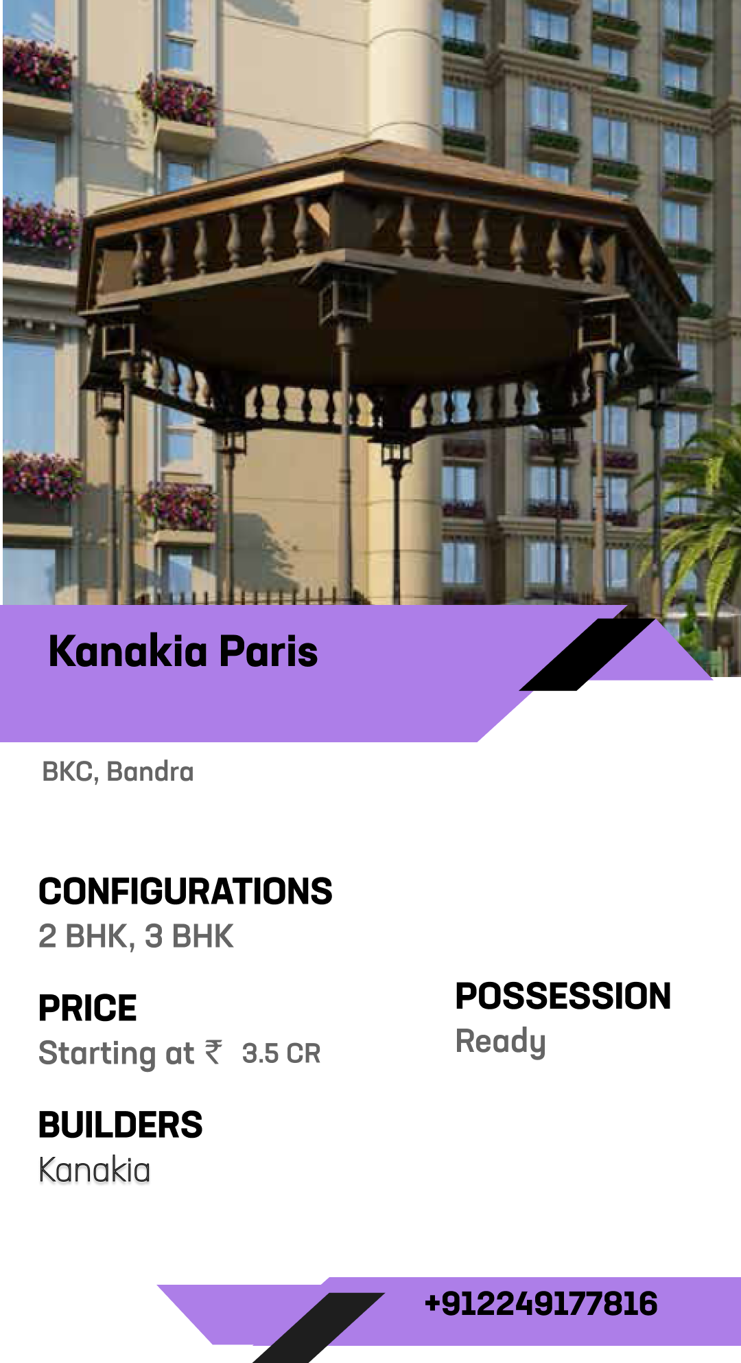 Kanakia Paris — 2&3 BHK Homes in Mumbai Dwello sai patil Medium