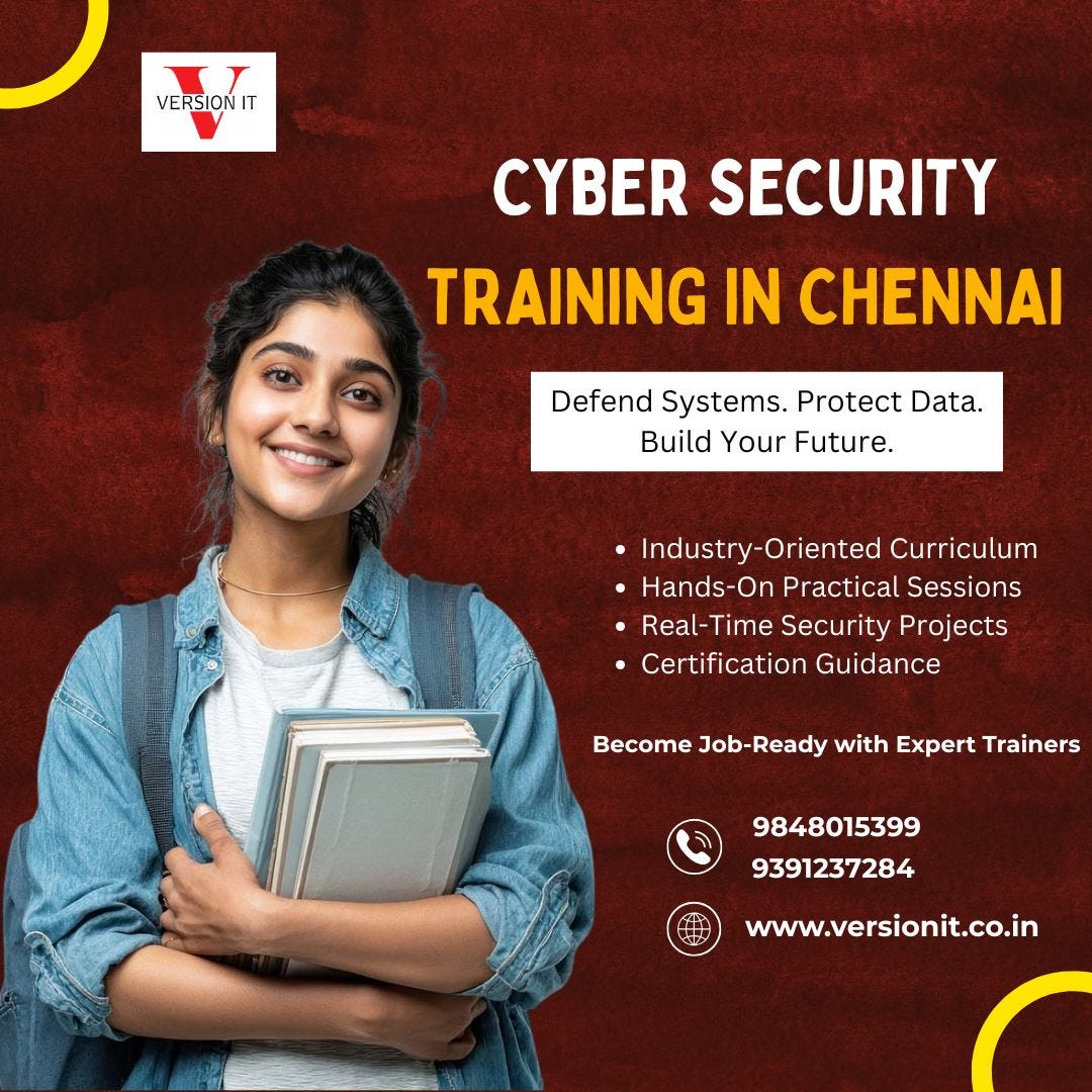 Cyber Security Training in Chennai — Build a Secure Career in the Digital World