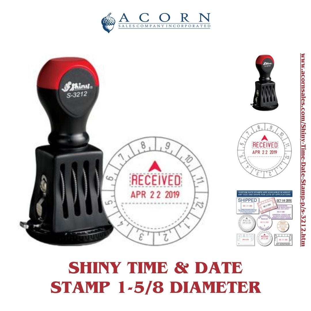 Shiny S-3624 24-Hour Time & Date Stamp
