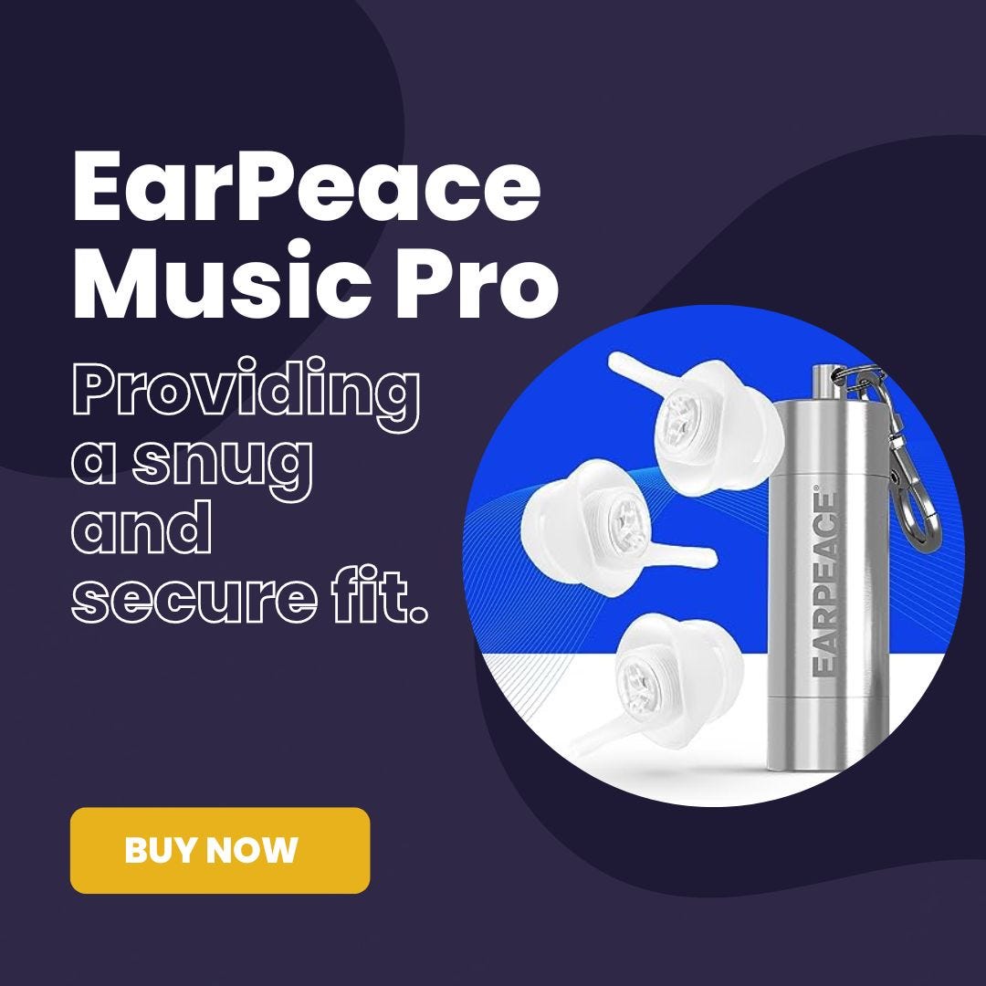 EarPeace Music Pro Patented High Fidelity Hearing Protection