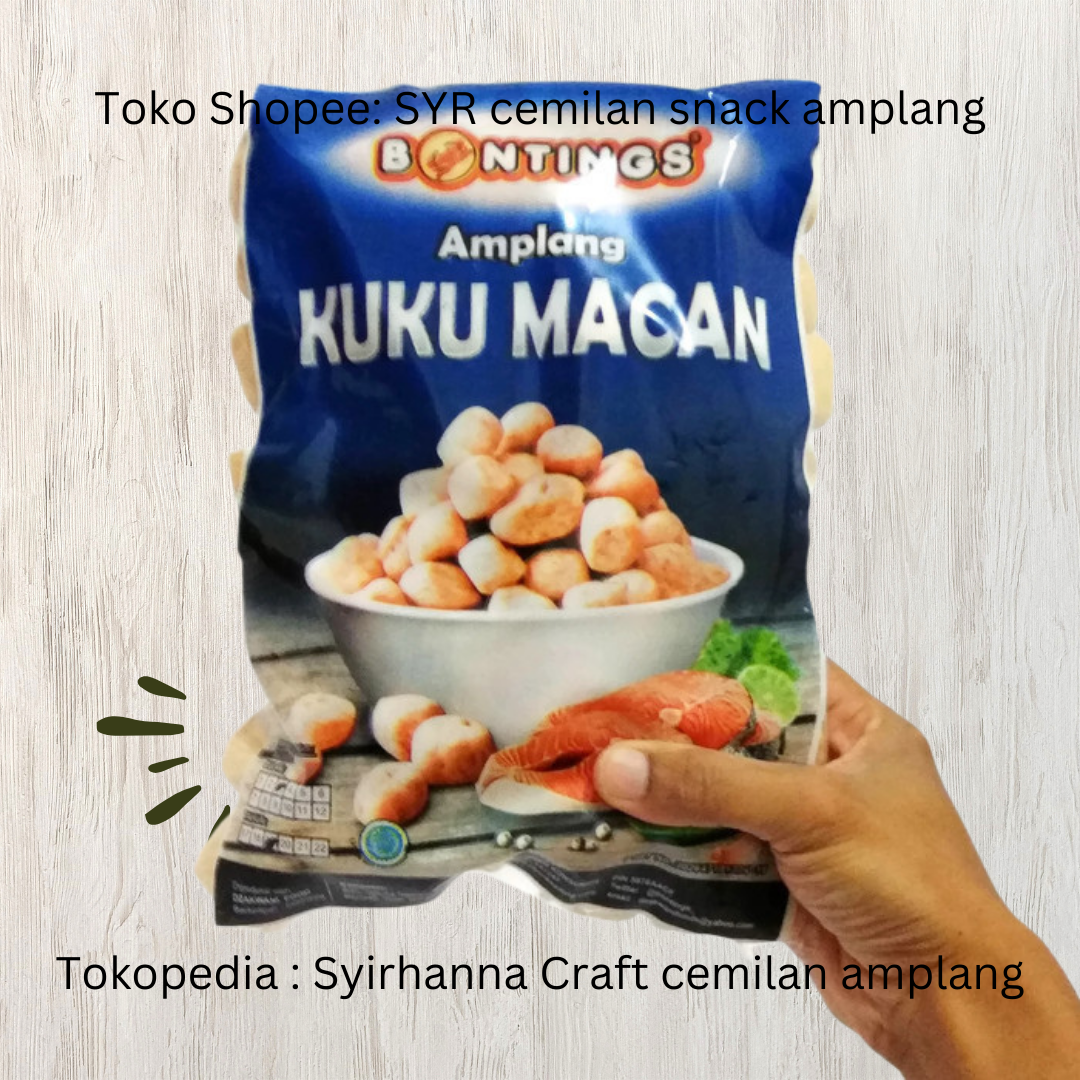400 GRAM AMPLANG CEMILAN KHAS KALIMANTAN VARIAN KUKU MACAN,