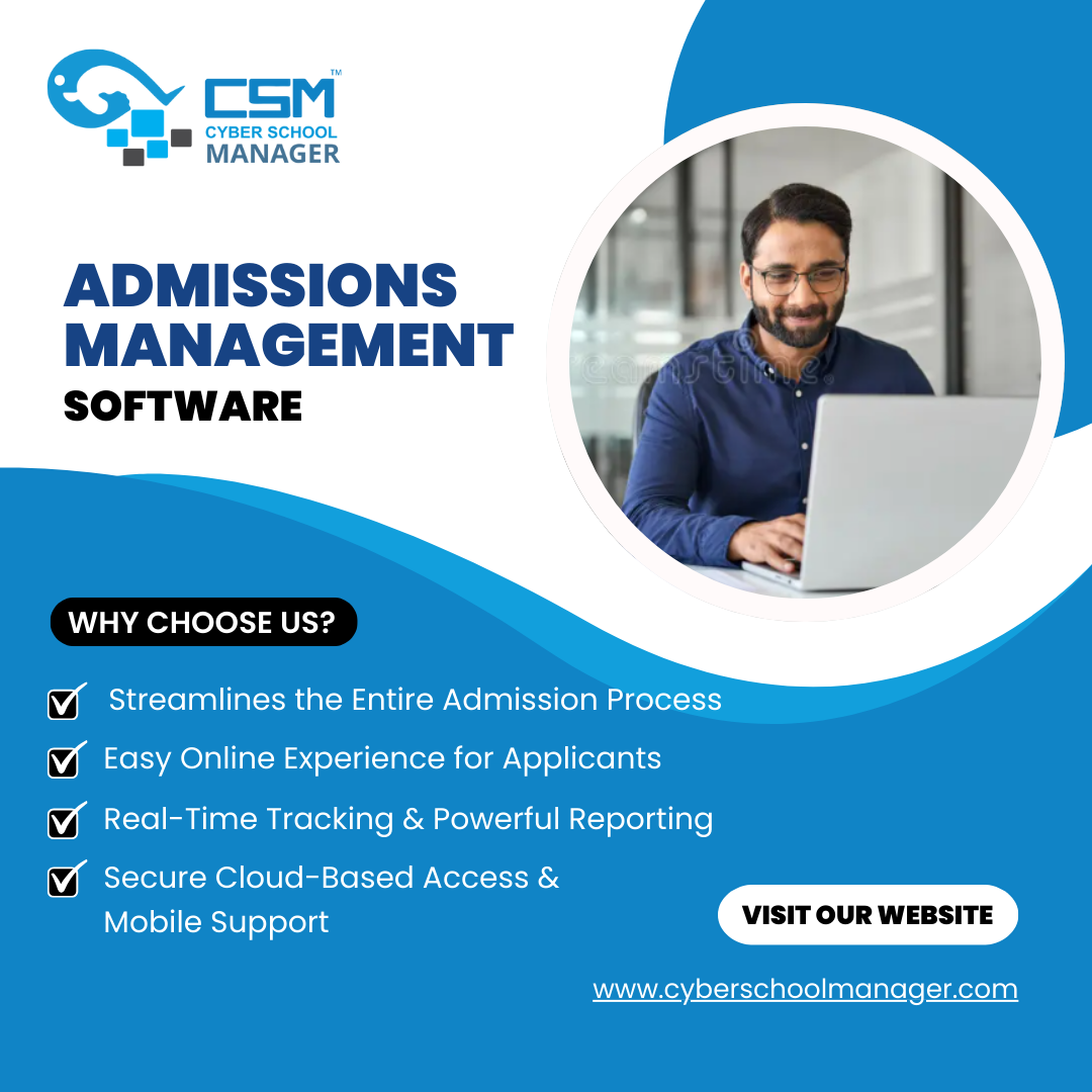 Best Admissions Management Software | Cyber School Manager