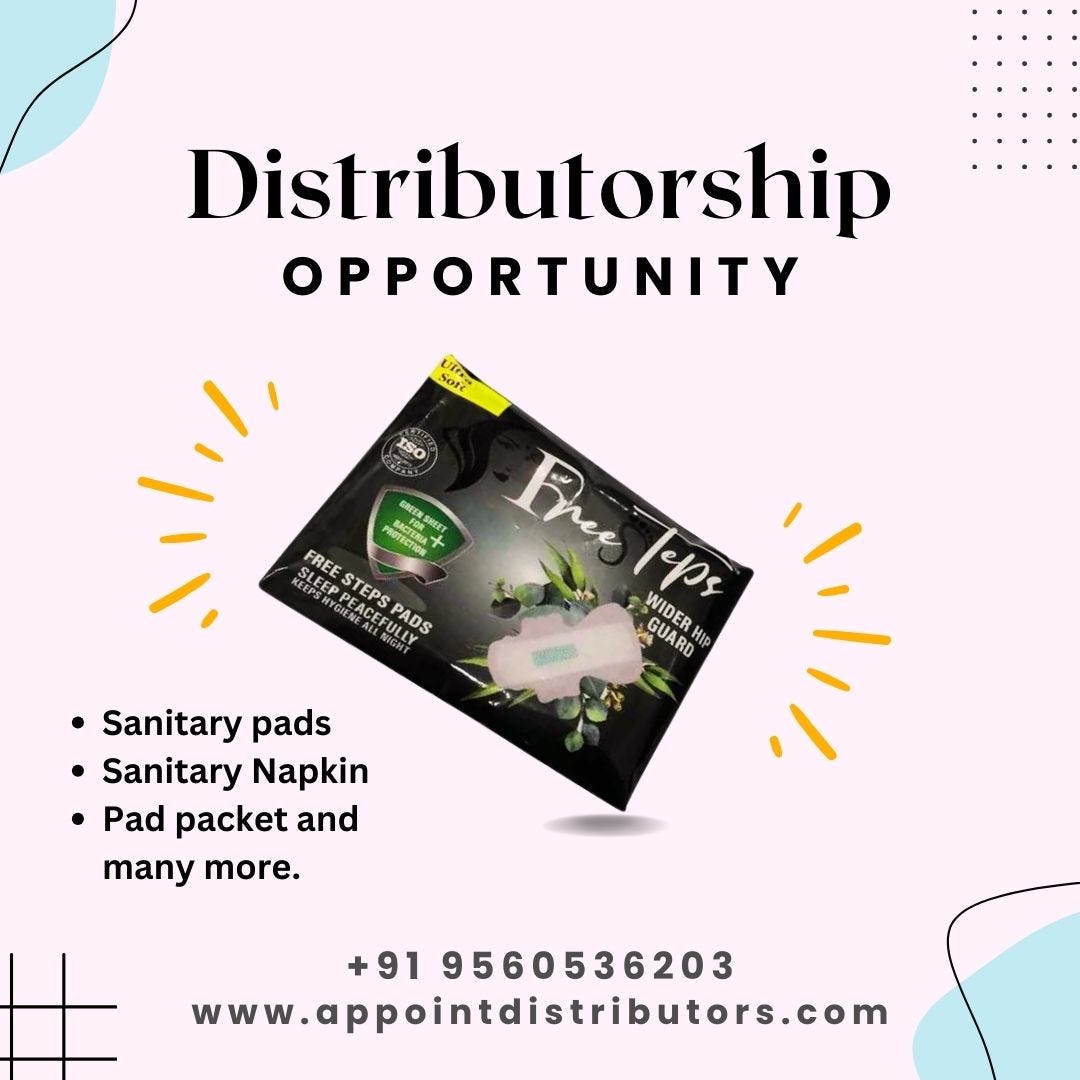 Premium Sanitary Napkin Distributorship Opportunities Vishal Mishra