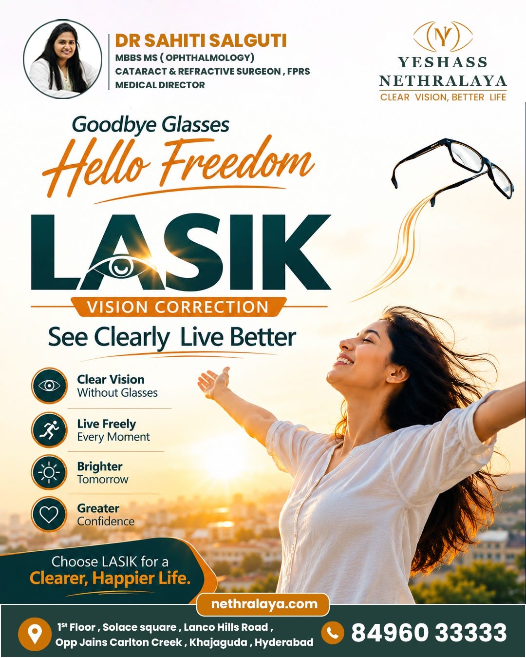 Goodbye Glasses. Hello Freedom!