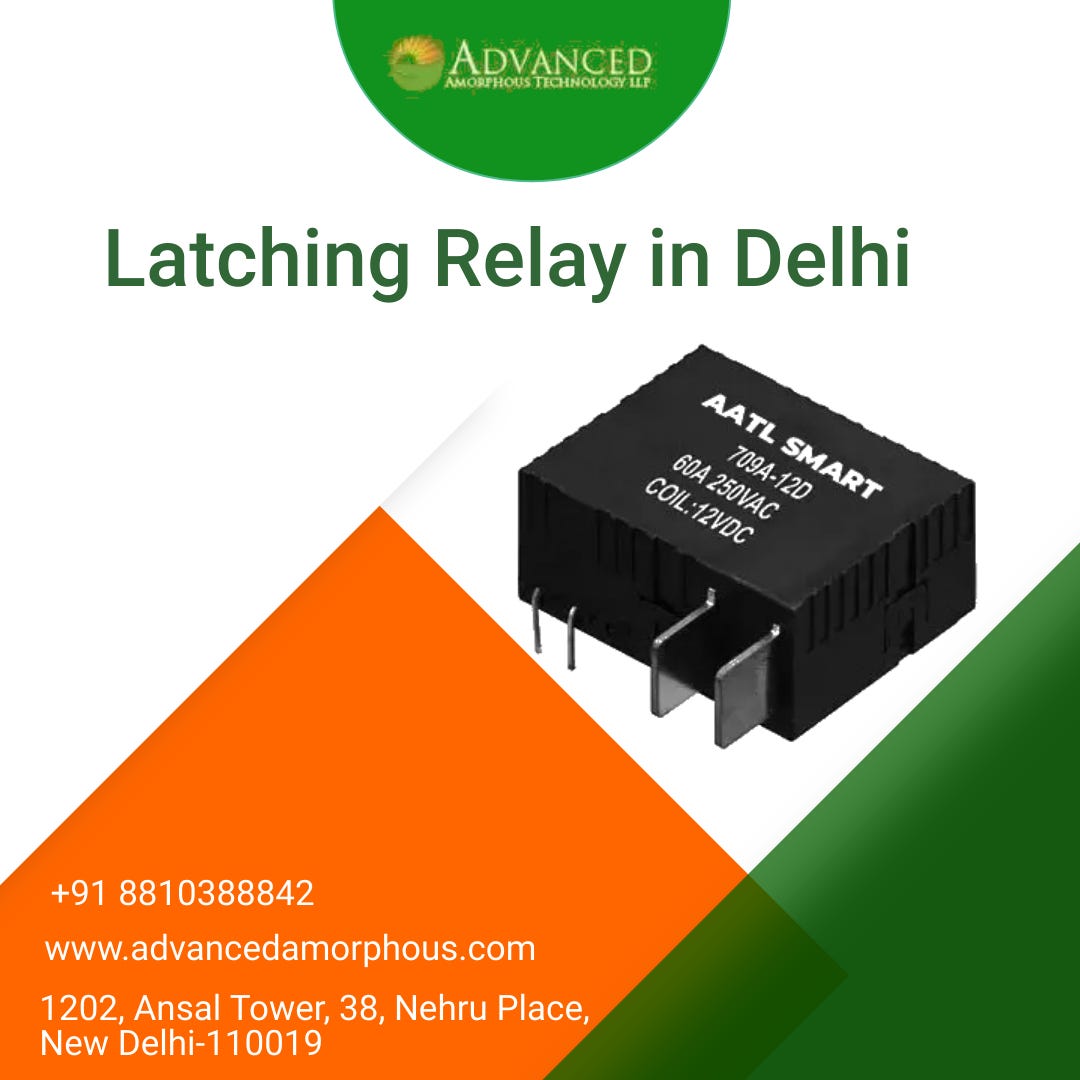 Latching relay in Delhi Advanced Amorphous Medium
