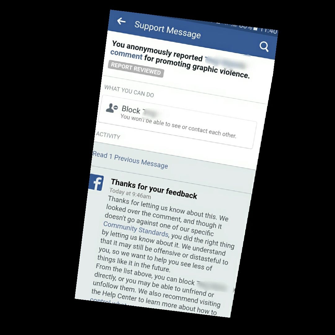 FACEBOOKS COMMUNITY STANDARDS ARE POOR | by Natalie Dunn | Medium