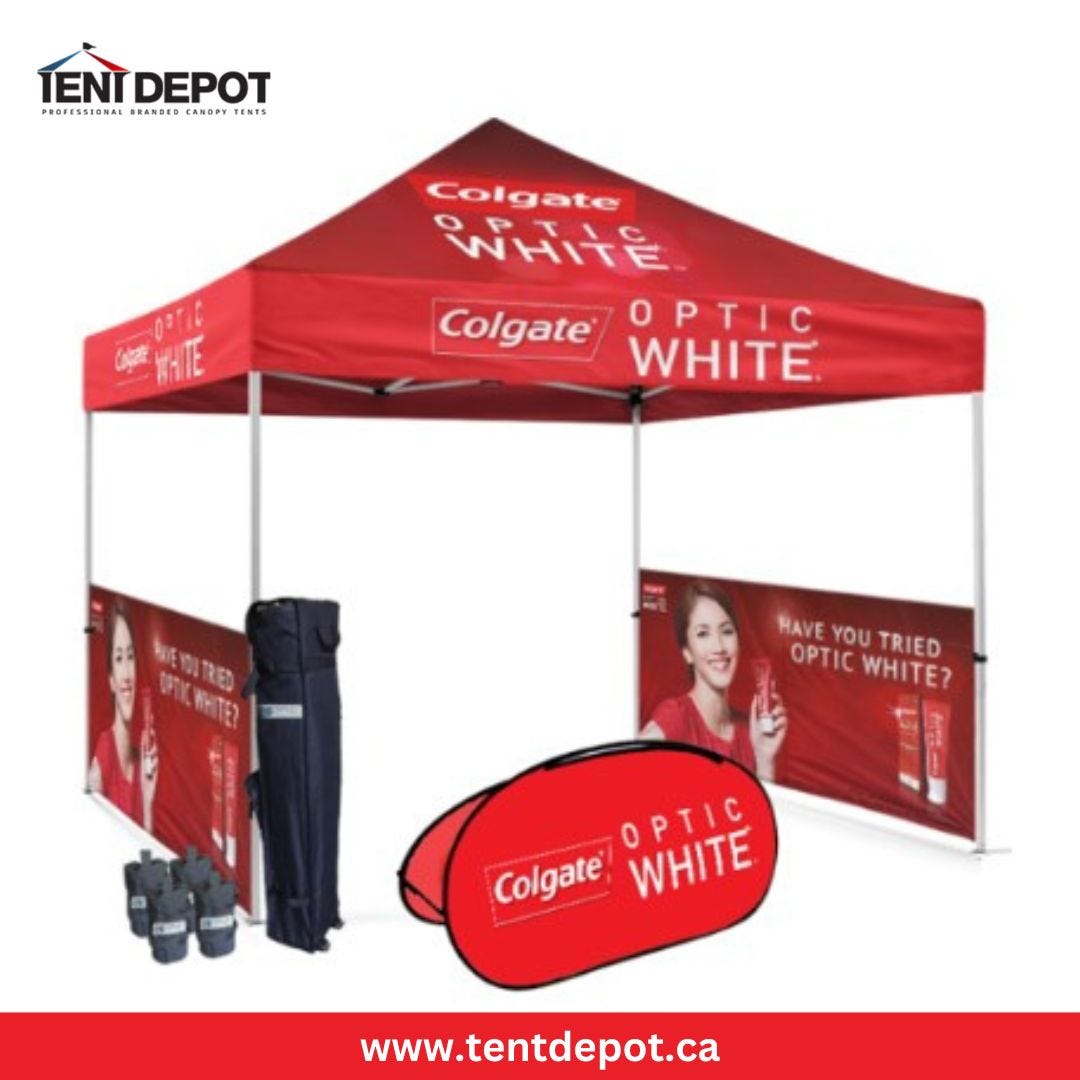 Logo Tent Canopies: Branded Brilliance - Tent Depot - Medium