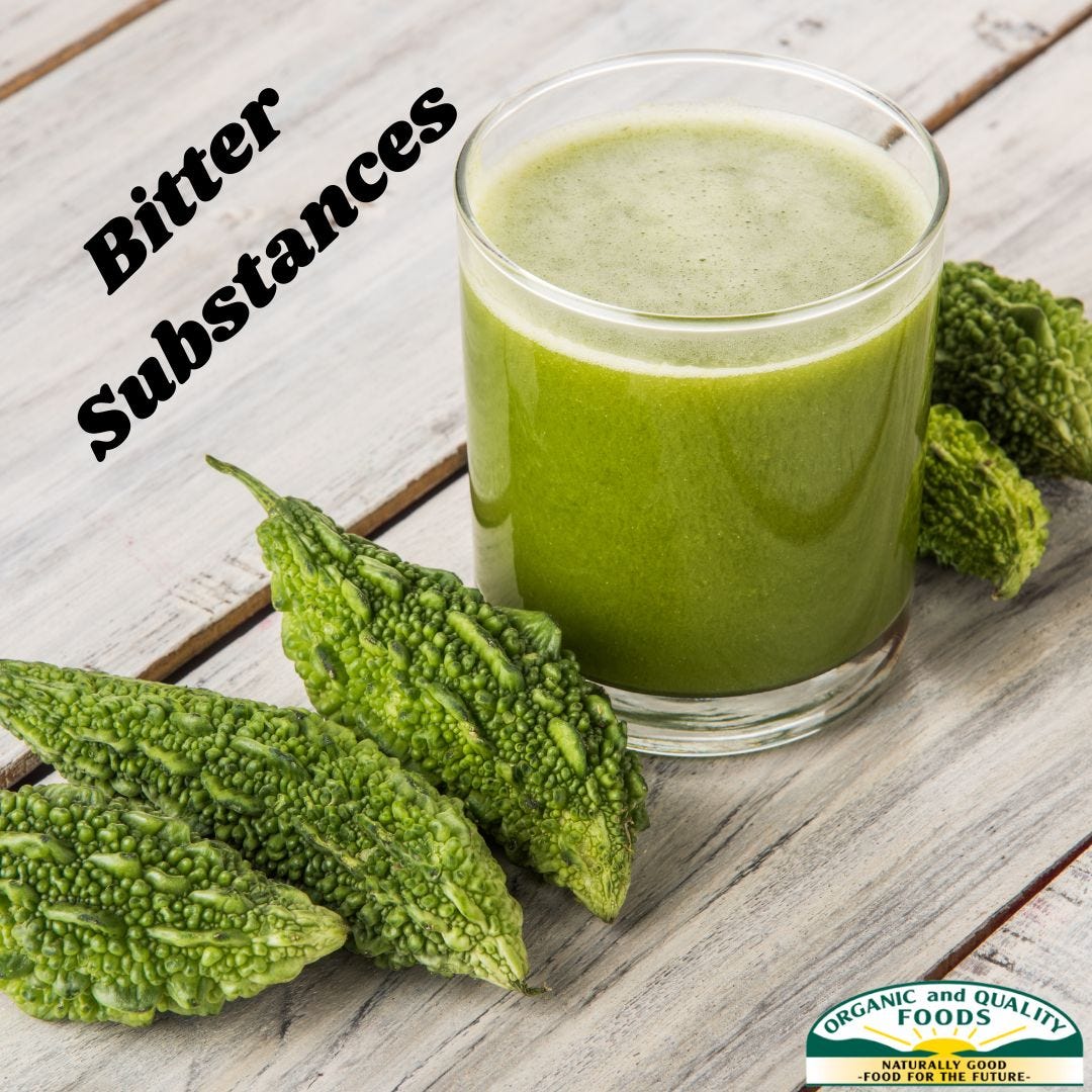 THE SURPRISING HEALTH BENEFITS OF BITTER SUBSTANCES by Adriana