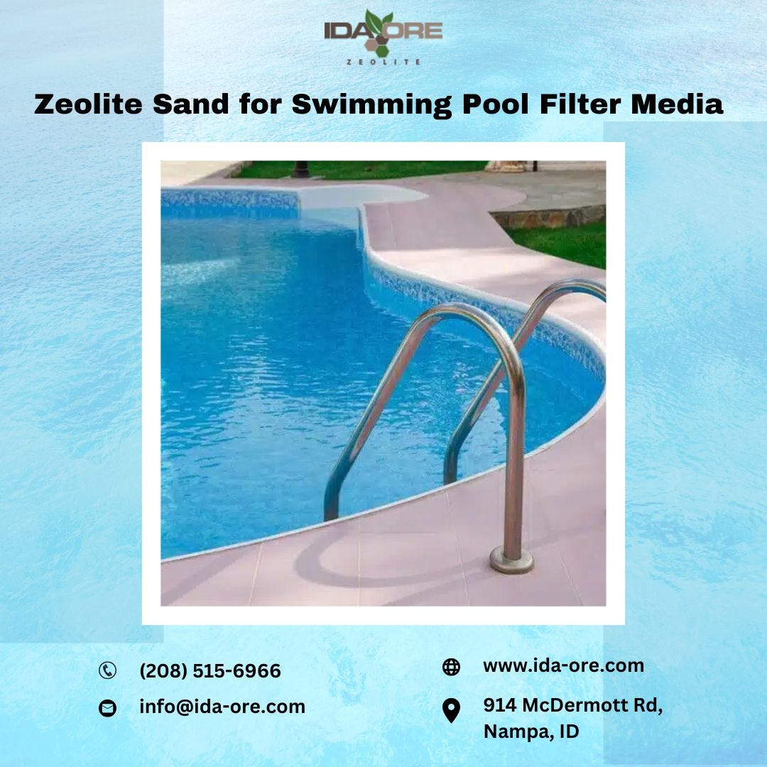 Zeolite Sand for Swimming Pool Filter Media — IdaOre IdaOre Medium