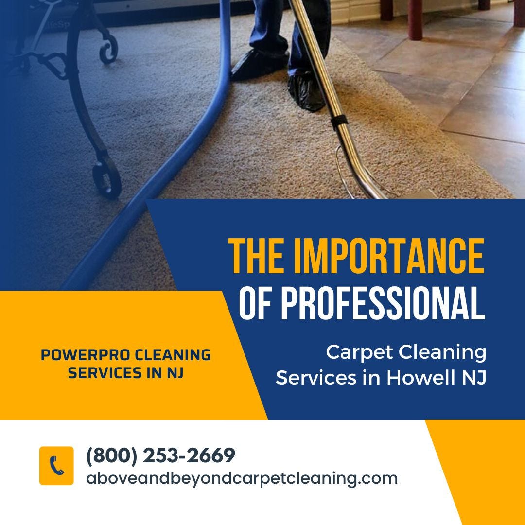 Carpet Cleaning Services in Howell NJ