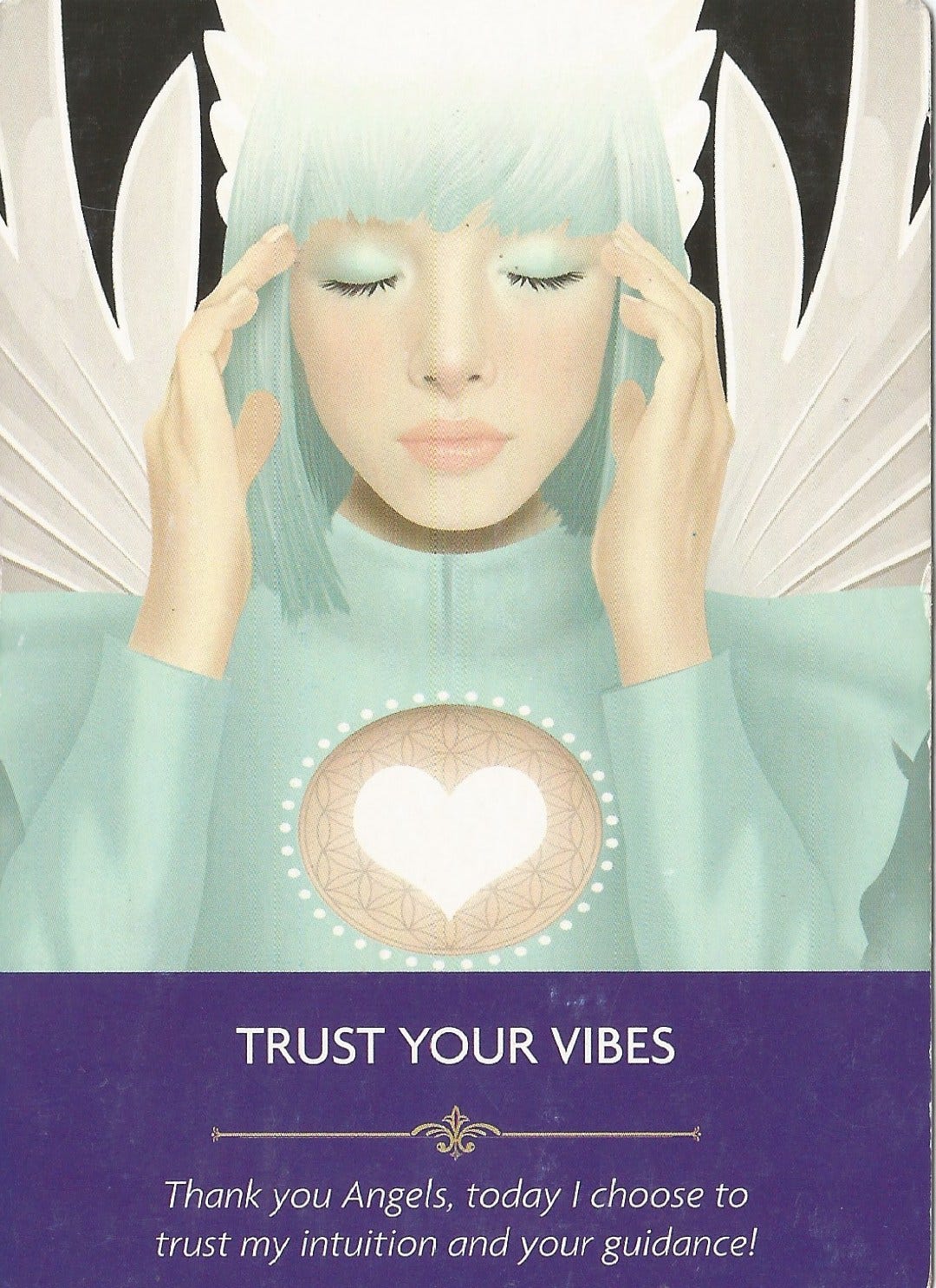 Trust Your Vibes. Your daily Oracle Card | by