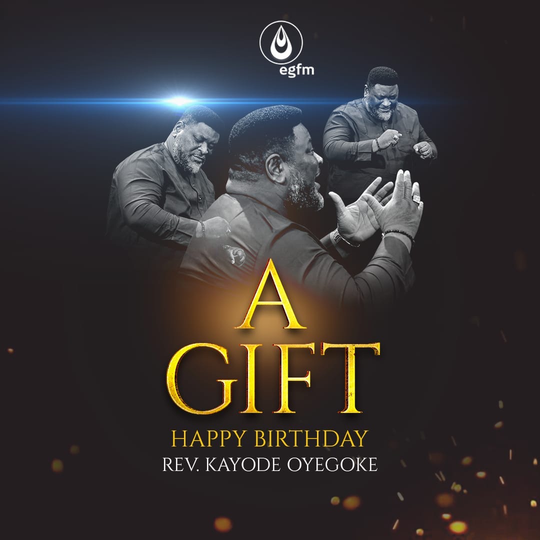 Thank you Rev. Kayode Oyegoke
