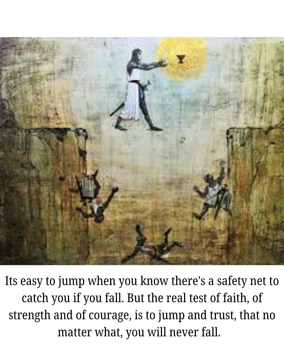 Belief. Not logical…...just straightforward.