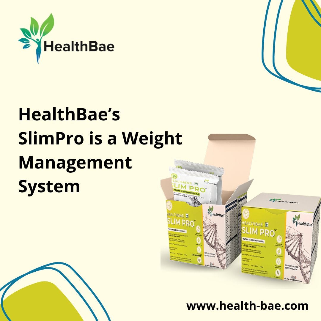 HealthBae’s SlimPro is a Weight Management System HealthBae Medium