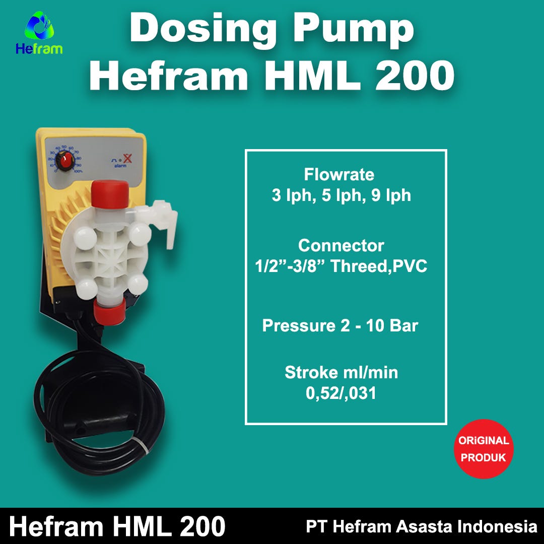 Dosing Pump Function — Hefram HML 200 Ikhsanhefram Medium