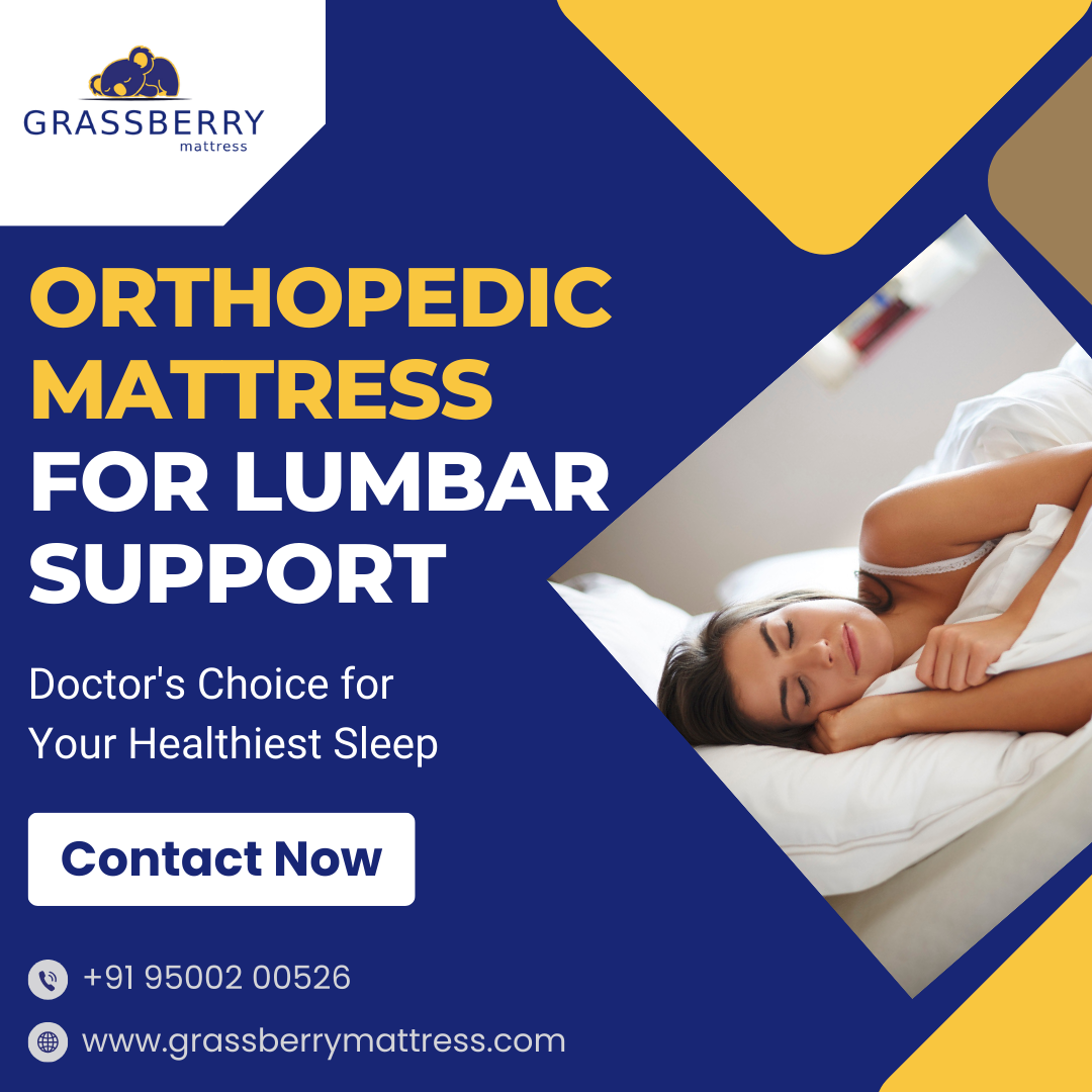 No More Morning Aches Orthopedic Lumbar Support Mattresses for a Pain