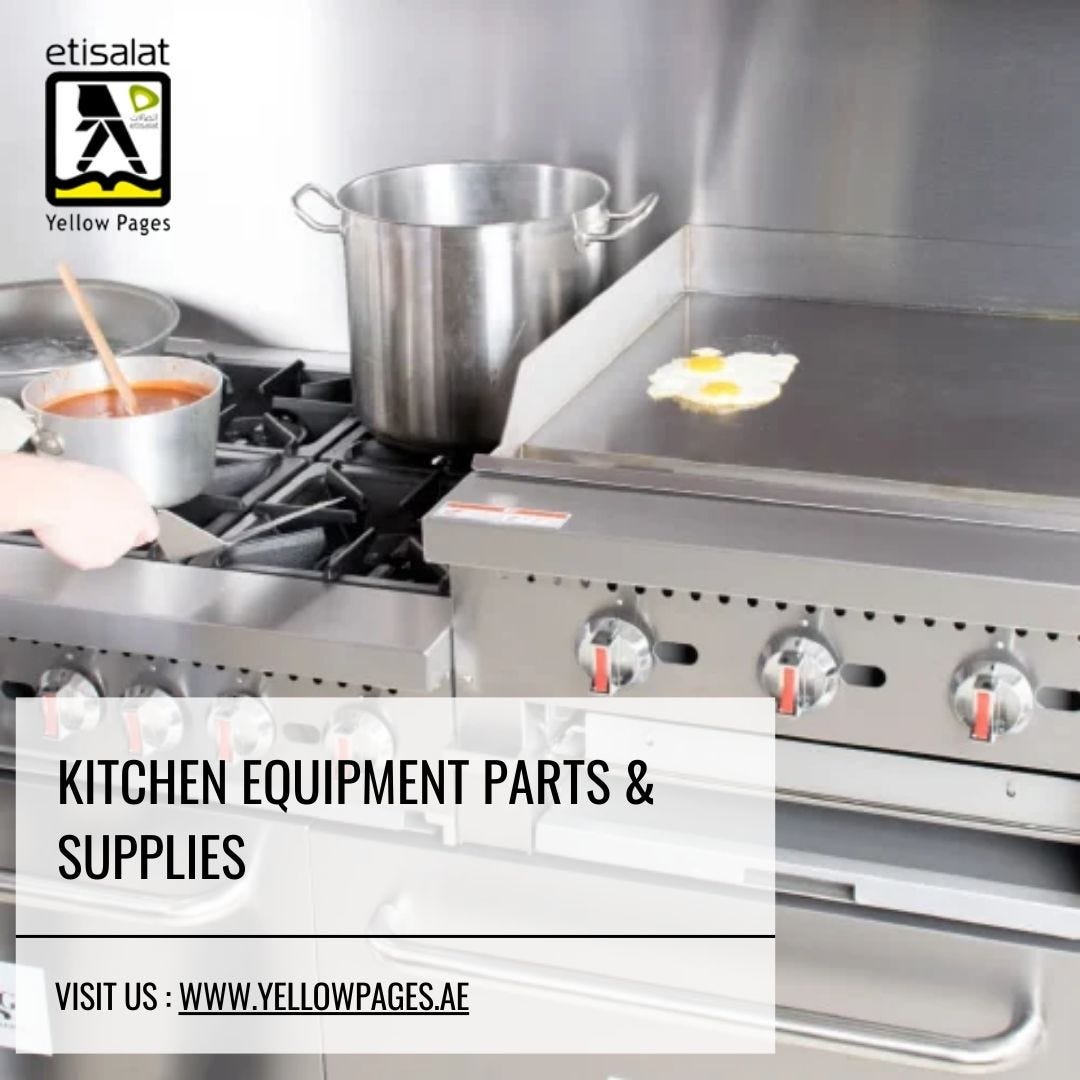 Kitchen Equipment Parts Suppliers Commercial Kitchen Parts — UAE