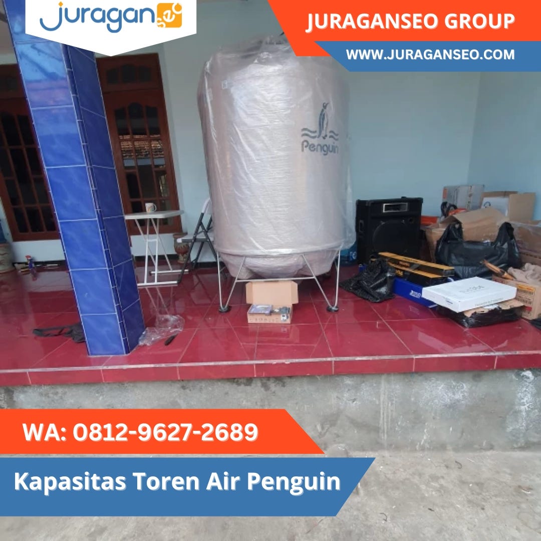 TERBAIK! WA 0812–9627–2689 Kapasitas Toren Air Penguin