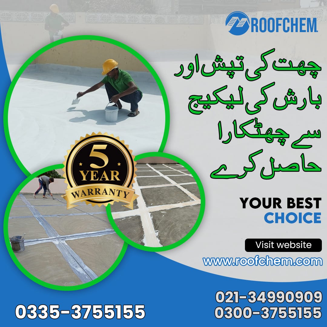 Water And Heat Proofing Services. - Roof Chem - Medium