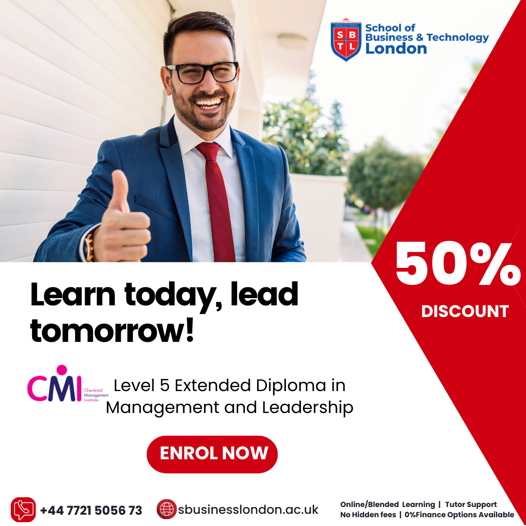 CMI Level 5 Extended Diploma SBTL School Of Business Technology cmi-level-5-extended-diploma-sbtl-school-of-business-technology