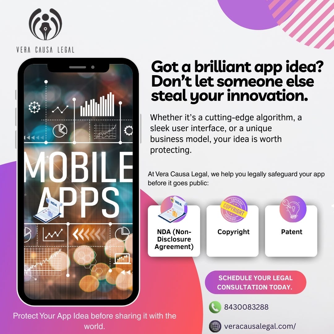 Image showcasing How to Protect Your App Idea: Patent, Copyright or NDA? | by Iamamitroy ...