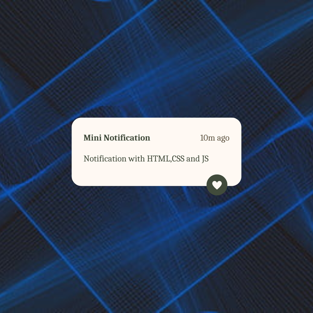 Custom Notification Template with JS by Shubham Tiwari Medium