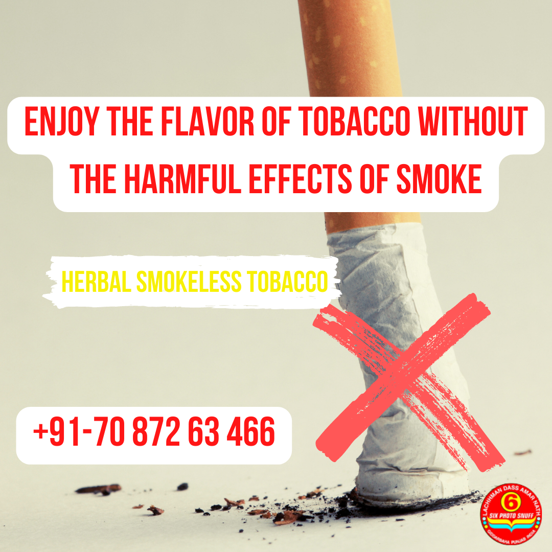 Herbal Smokeless Tobacco sixphotosnuff Medium