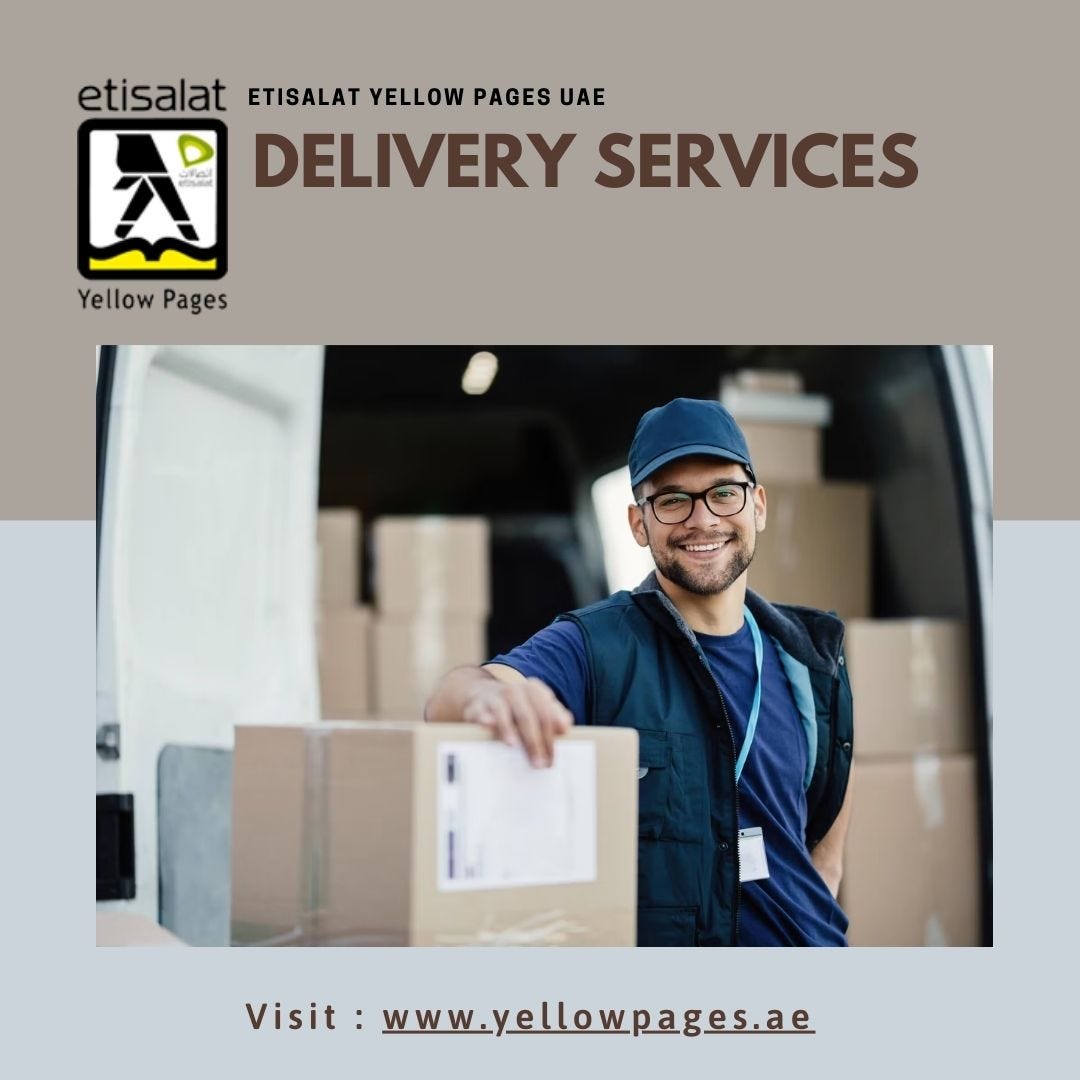 Discover the best Delivery Services in UAE jems creator Medium