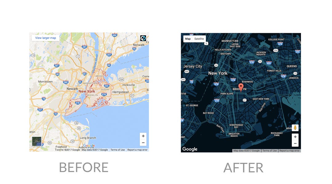 How to create a custom Google map using Snazzy Maps | by Gustavo Dominguez  | Medium
