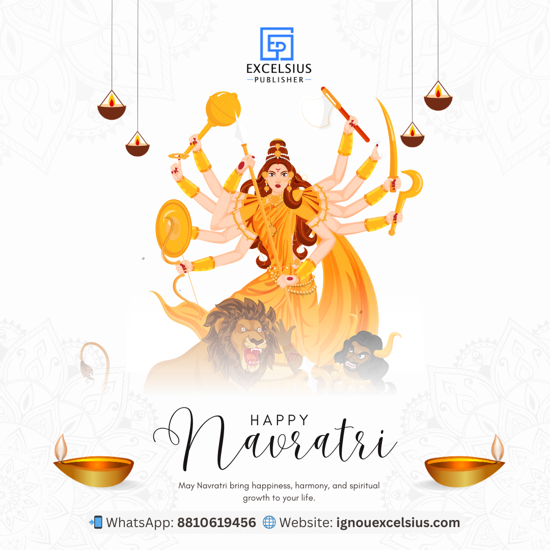 🌸🪔 Happy Navratri Wishes from Excelsius Publisher🪔🌸