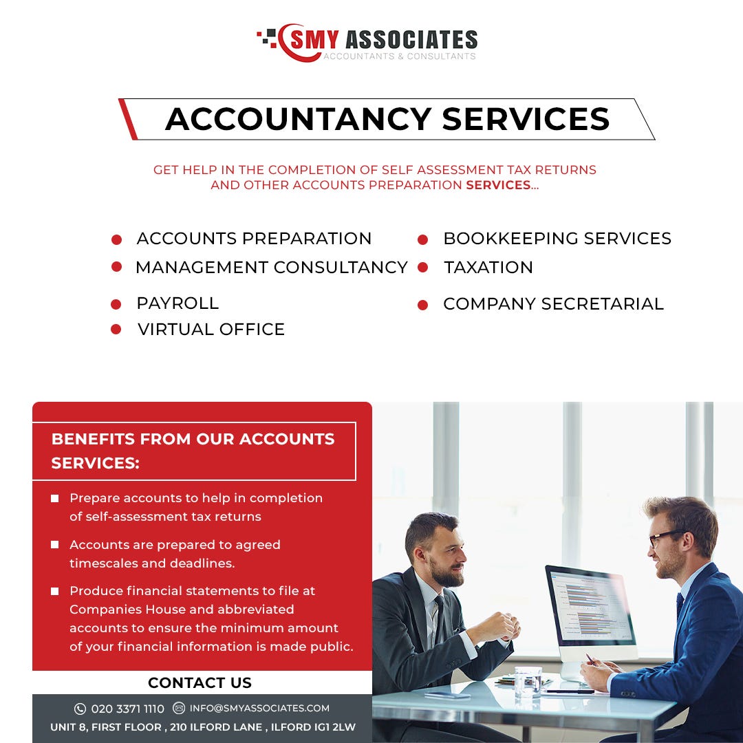 The Specialist Accountants in London SMY Associates Ltd. Medium