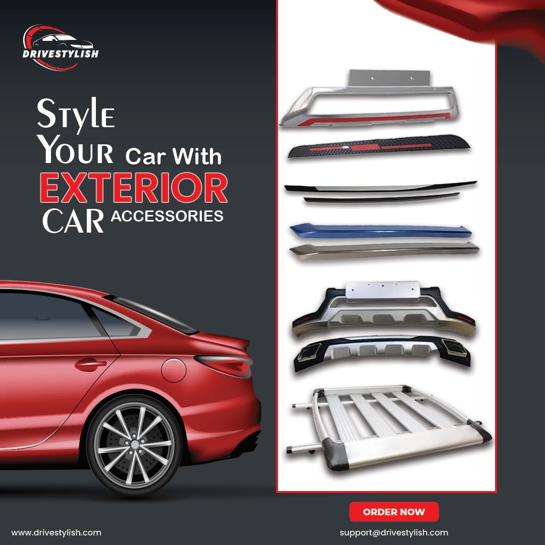style your car with exterior car accessories. - Drivestylish - Medium