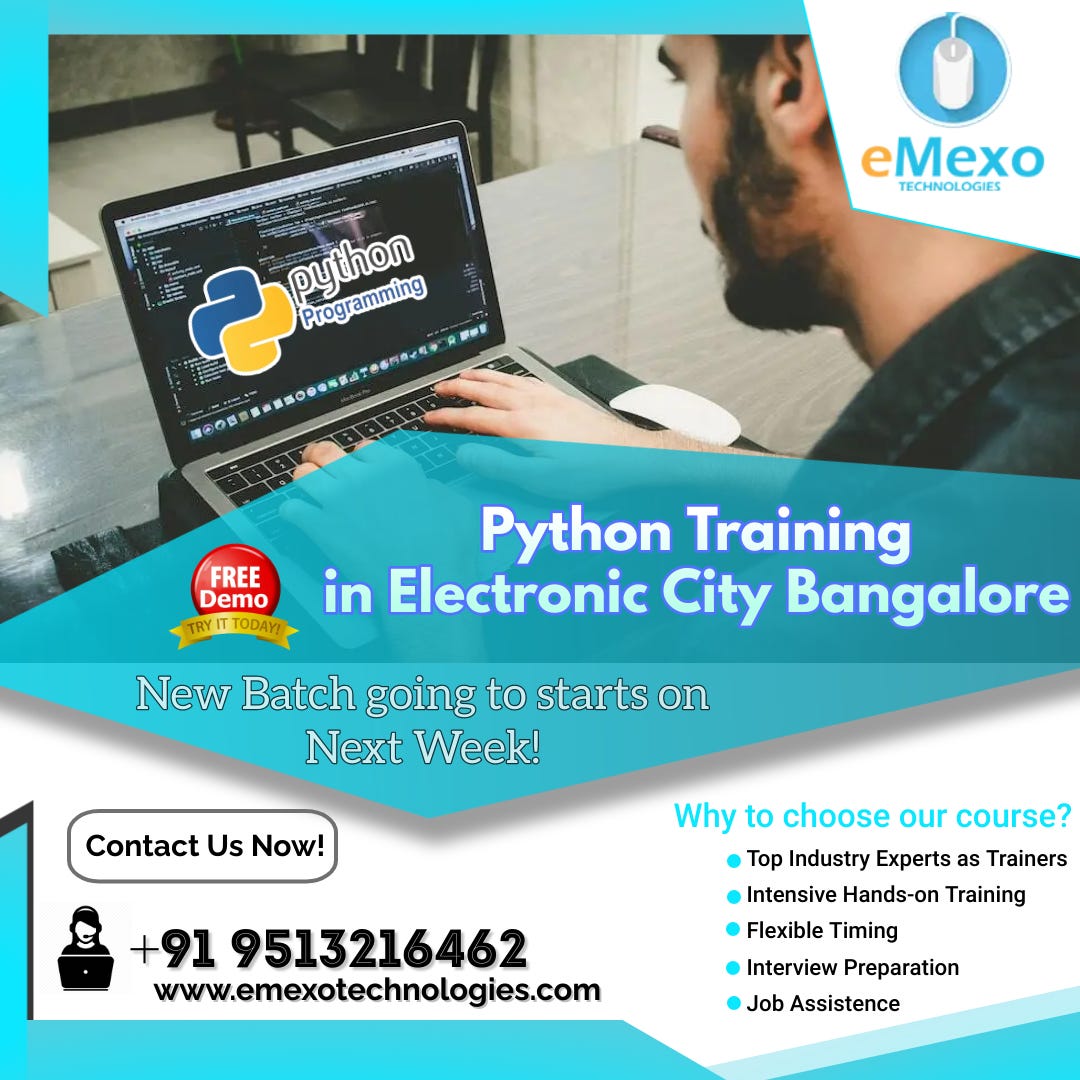 Best Python Course in Electronic City Bangalore — eMexo Technologies ...