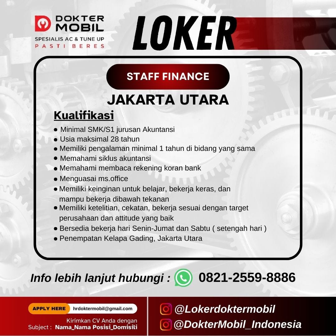 Apply Loker Lulusan Akuntansi Jakarta Utara Terbaru - Loker Dokter ...