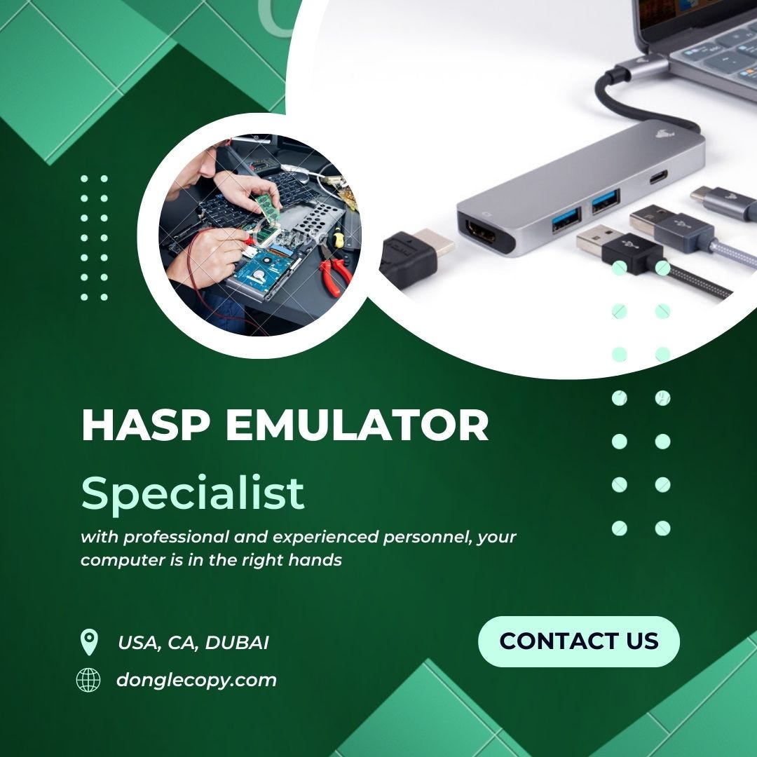 Hasp Dongle Emulator Software Licensing Security Solution